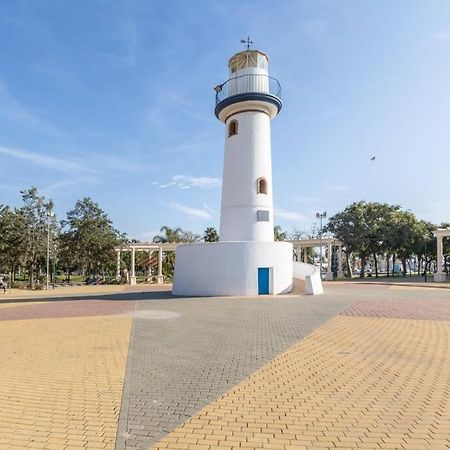 マラガPlaya Huelin Apartamentoアパートメント エクステリア 写真